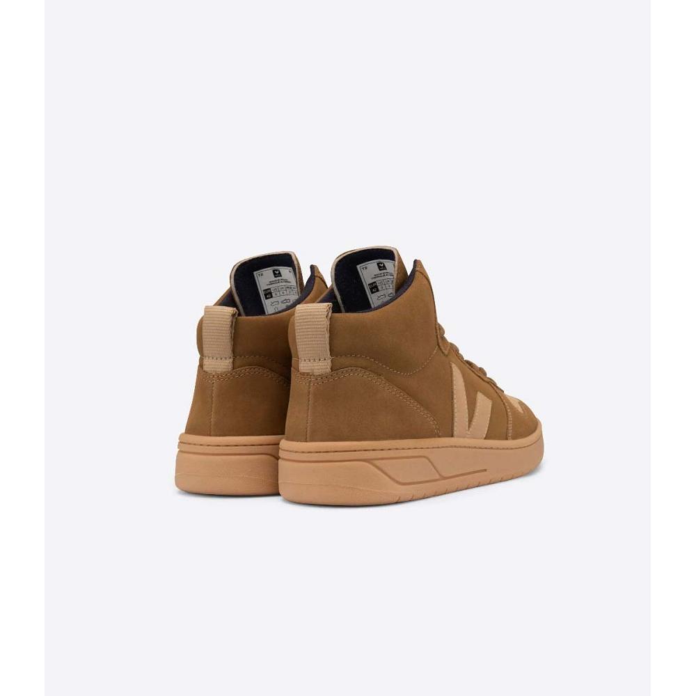 Veja V-15 NUBUCK Magasszárú Férfi Barna | HU 118NWY